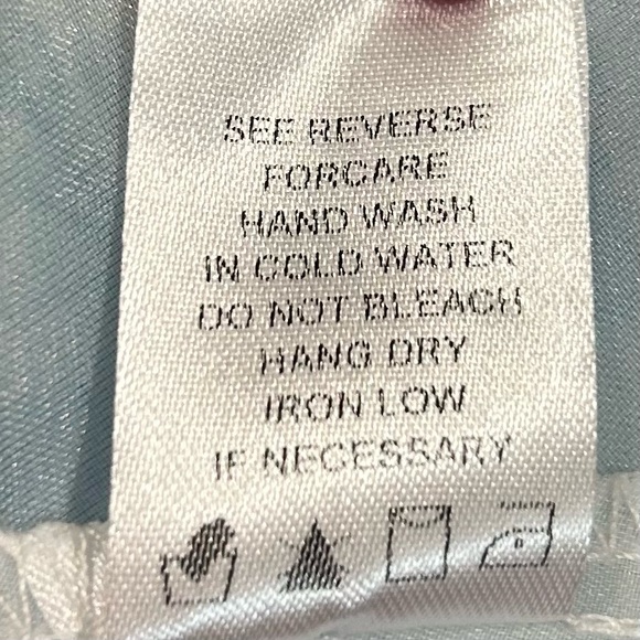 NEW Klesis Babydoll Blue Puff Sleeve Mini Dress Cupcake Dress Size M - Picture 6 of 6